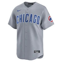Maillot Nike Chicago Cubs Road Limited pour homme, gris