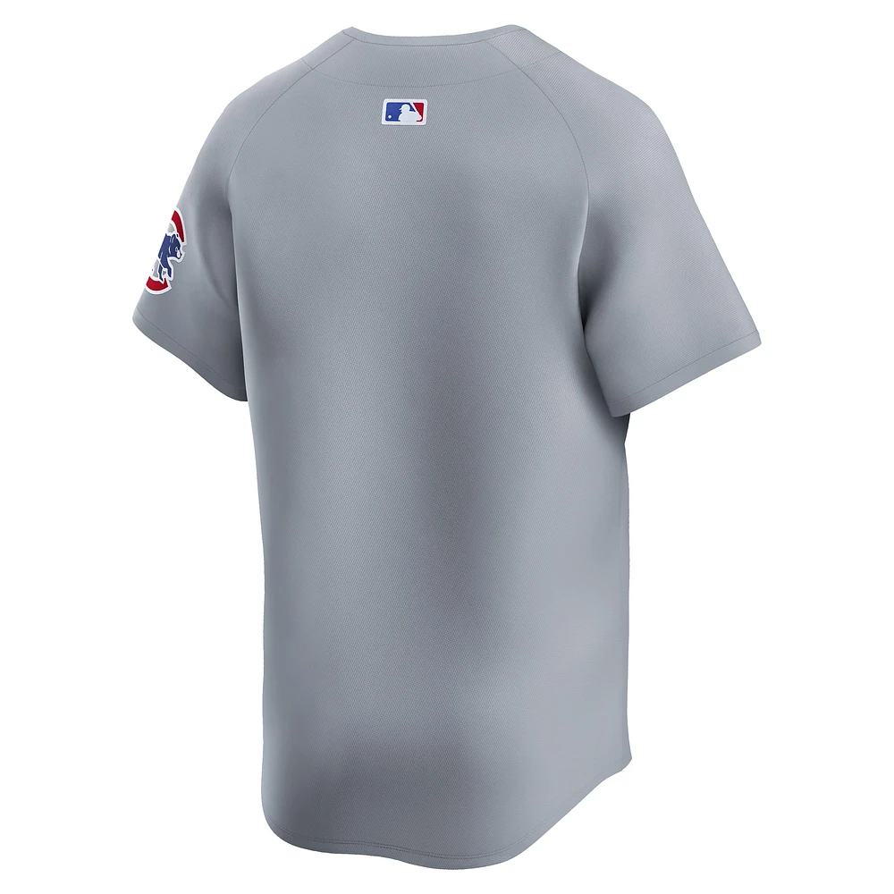 Maillot Nike Chicago Cubs Road Limited pour homme, gris