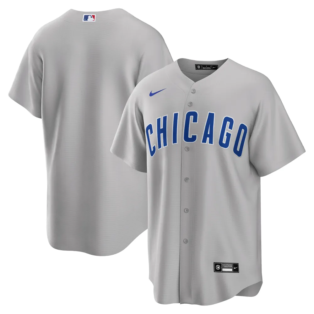 Lids Chicago Cubs Nike Road Replica Team Jersey - Gray