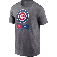 V110793 Cubs 06G EJ T-shirt à manches courtes en coton Nike London Series Team pour Homme TEEMENSCR