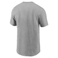 Men's Nike Heather Gray Chicago Cubs Team Engineered Performance T-Shirt