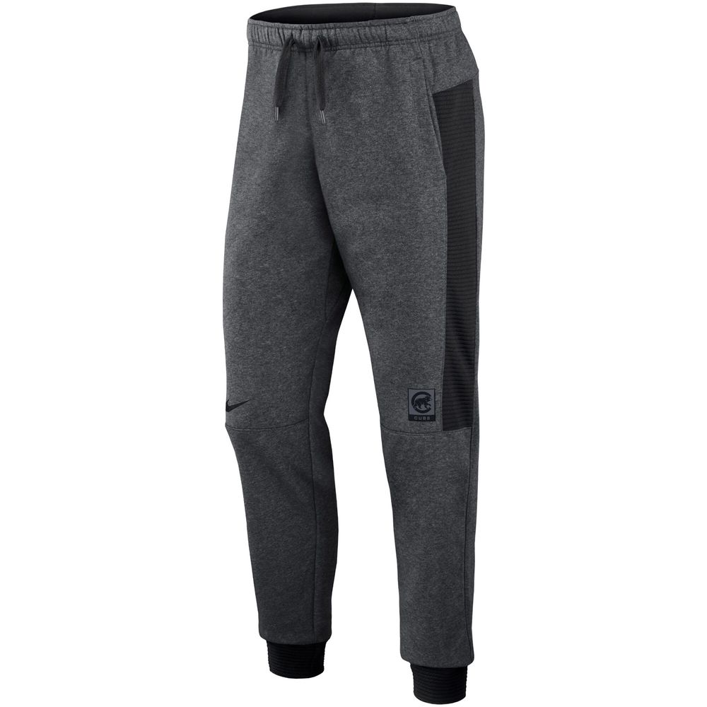 Men's Nike Heathered Charcoal Chicago Cubs Authentic Collection Flux Performance - Jogger Pants