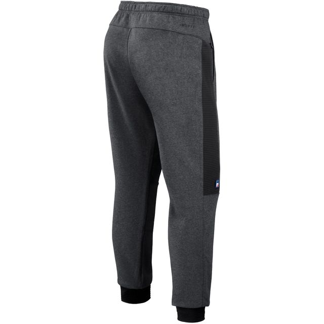 Homme Nike Heathered Charcoal Chicago Cubs Authentic Collection Flux Performance - Pantalon de jogging