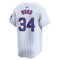 Maillot de joueur Nike Kerry Wood blanc Chicago Cubs Home Limited pour homme