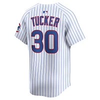 Maillot de joueur à domicile Nike Kyle Tucker blanc Chicago Cubs pour homme