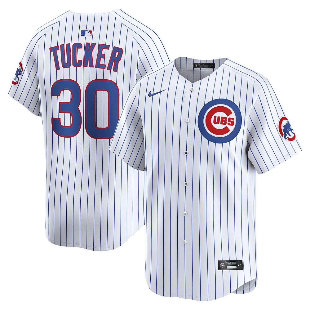 Men's Nike Kyle Tucker White Chicago Cubs Home Limited Player Jersey