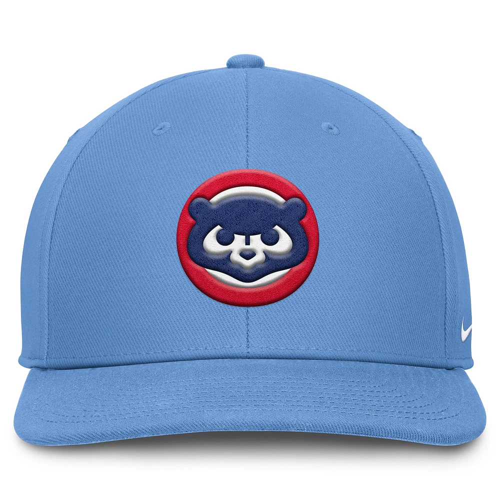 Men's Nike Light Blue Chicago Cubs Performance Pro Adjustable Hat