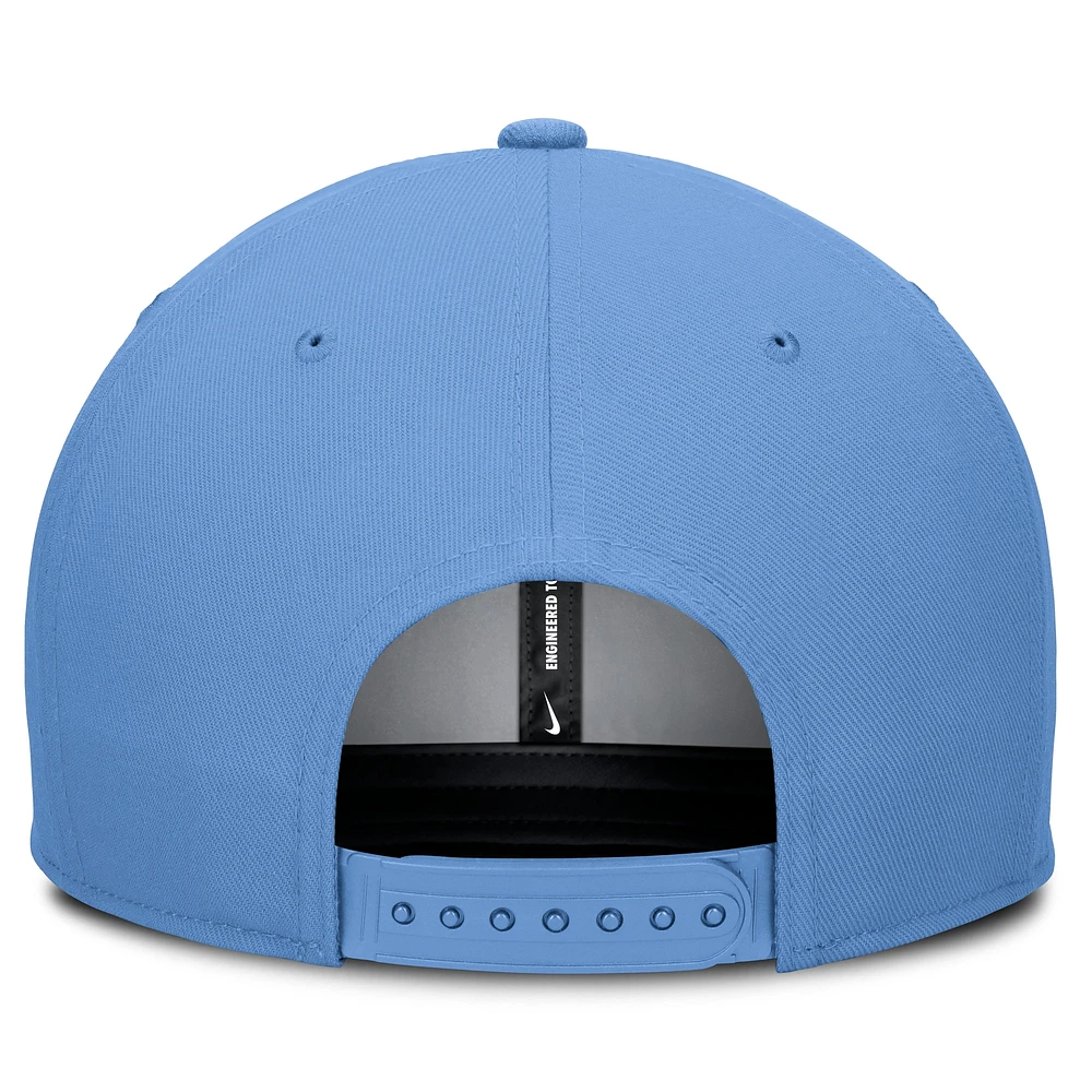 Men's Nike Light Blue Chicago Cubs Performance Pro Adjustable Hat