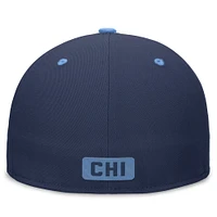 Casquette ajustée Nike Chicago Cubs City Connect True pour homme, bleu marine/bleu clair