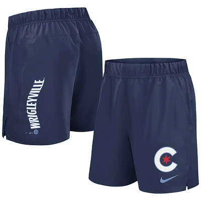 Short Nike bleu marine Chicago Cubs 2024 City Connect tissé Victory Performance pour homme