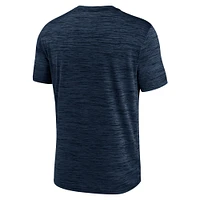 T-shirt Nike bleu marine Chicago Cubs Authentic Collection City Connect Velocity Performance pour homme