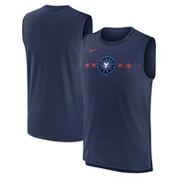 Débardeur musclé Nike Chicago Cubs City Connect pour homme, bleu marine