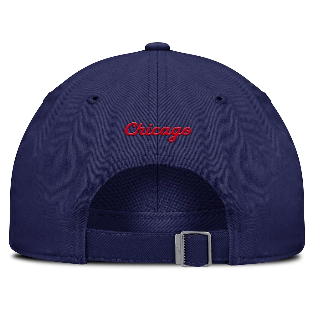 Men's Nike Navy Chicago Cubs Club Adjustable Hat