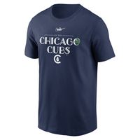 Men's Nike Navy Chicago Cubs Wordmark Local Team T-Shirt