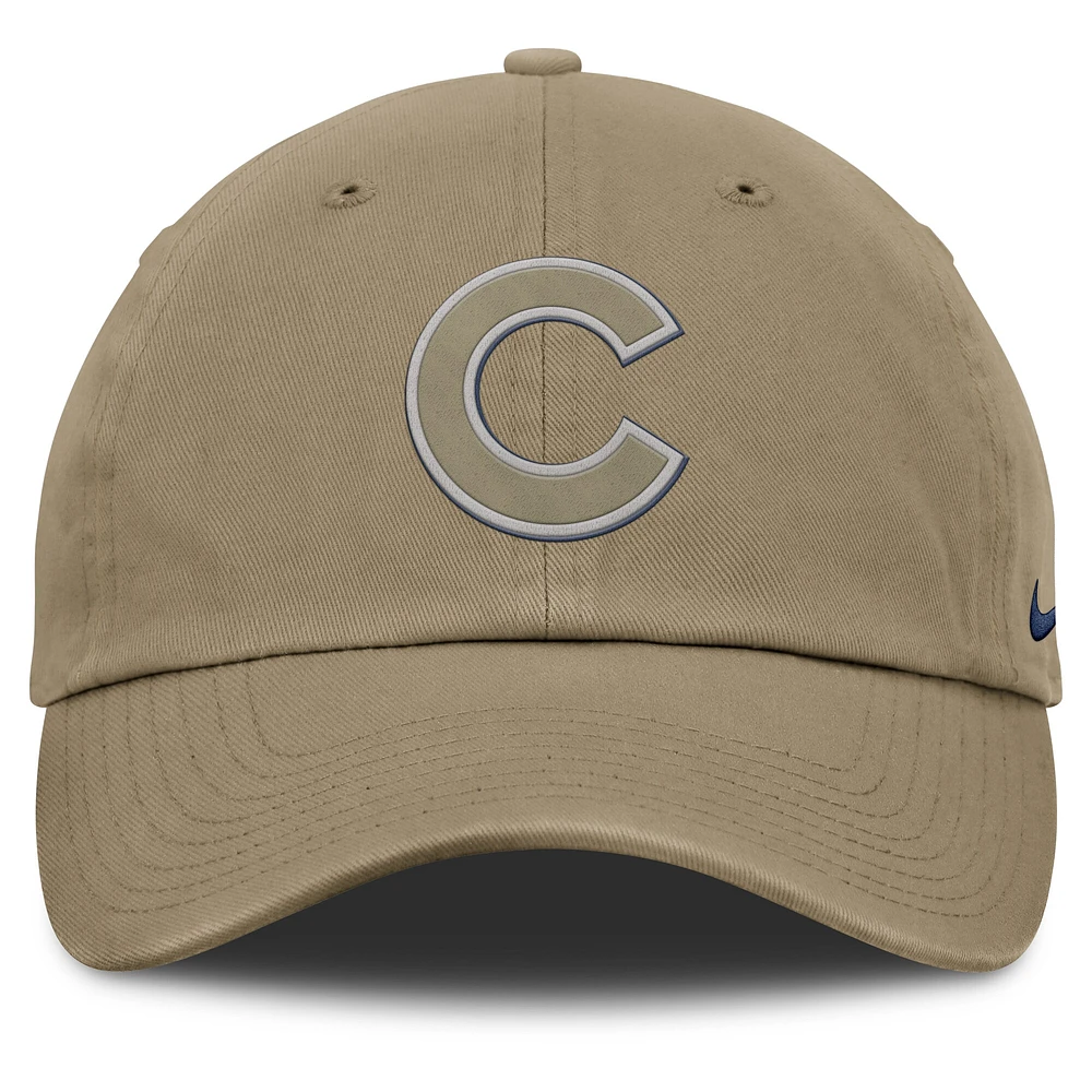 Men's Nike Olive Chicago Cubs Club Adjustable Hat