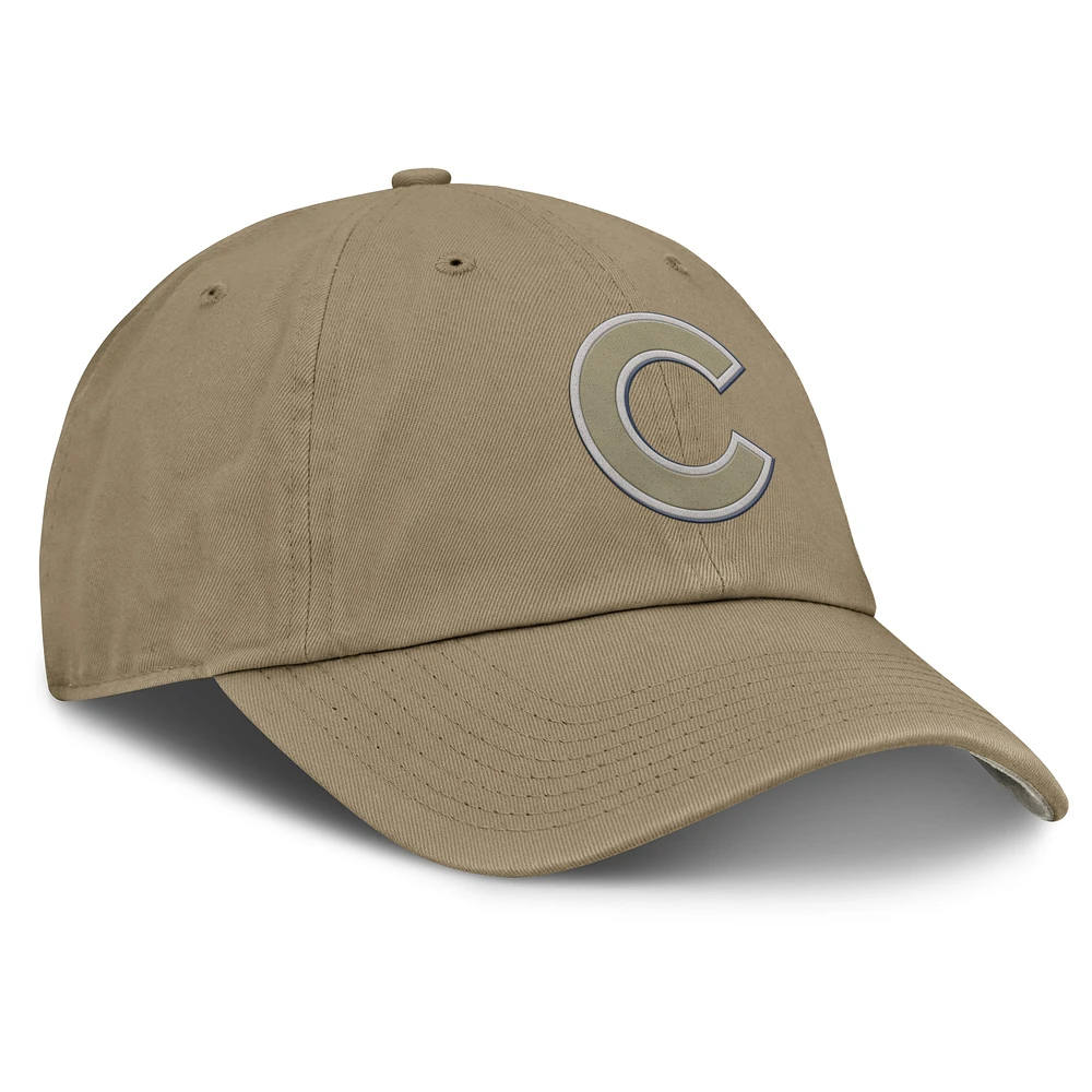 Men's Nike Olive Chicago Cubs Club Adjustable Hat