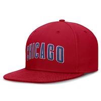 Men's Nike Red Chicago Cubs True Performance Fitted Hat