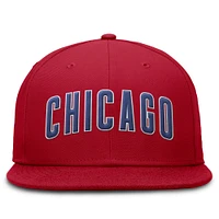 Men's Nike Red Chicago Cubs True Performance Fitted Hat