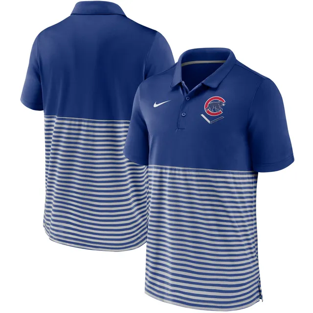 Lids Chicago Cubs Big & Tall Sublimated Polo - White/Royal