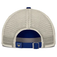 Casquette ajustable Nike Royal/Natural Chicago Cubs Cooperstown Collection Club Trucker pour homme