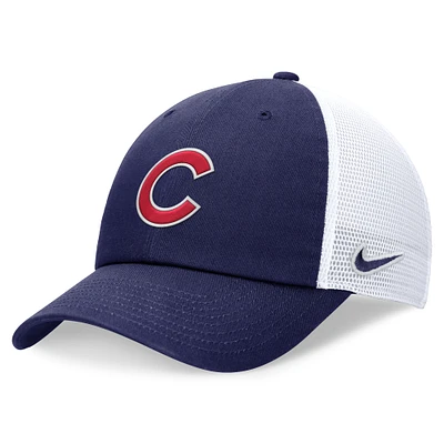 Casquette réglable Nike Royal/Blanc Chicago Cubs Club Trucker pour homme