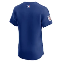 Maillot Nike Royal Chicago Cubs Alternate Vapor Premier Elite Patch pour homme