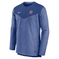 Haut à demi-glissière Nike Royal Chicago Cubs Authentic Collection Game Time Performance pour Homme