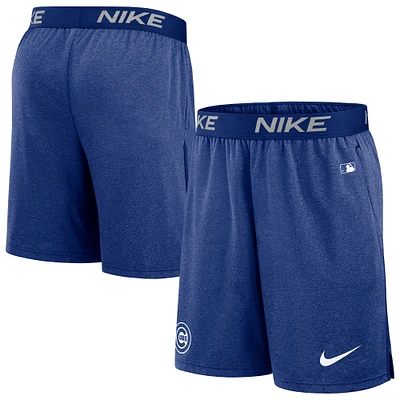 Short en tricot Nike Royal Chicago Cubs Authentic Collection Performance pour homme