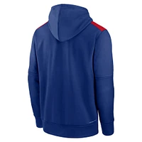 Men's Nike Royal Chicago Cubs Authentic Collection Performance Pullover Hoodie