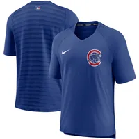 T-shirt à col en V Nike Royal Chicago Cubs Authentic Collection pour homme