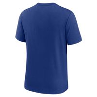 Men's Nike Royal Chicago Cubs Authentic Collection Tri-Blend Performance T-Shirt