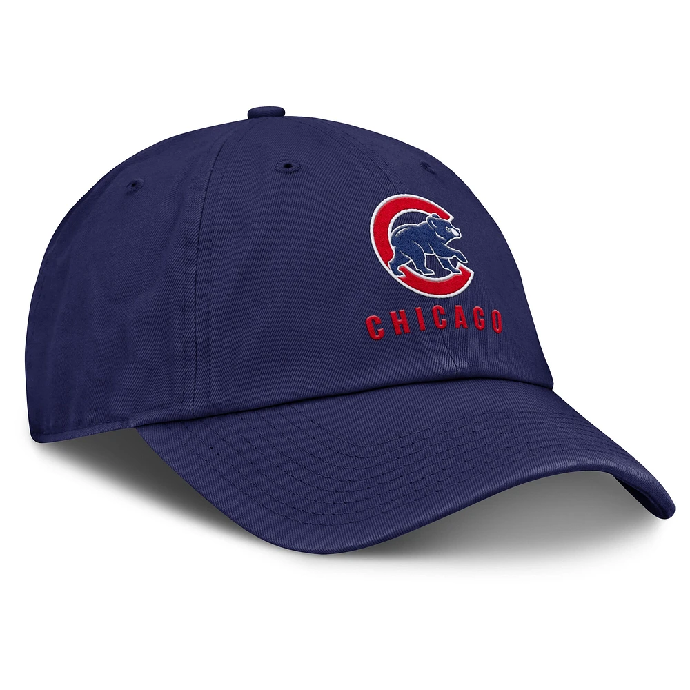 Casquette ajustable Nike Royal Chicago Cubs Club pour homme
