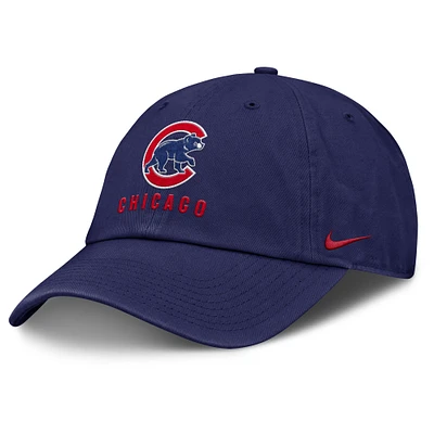 Casquette ajustable Nike Royal Chicago Cubs Club pour homme