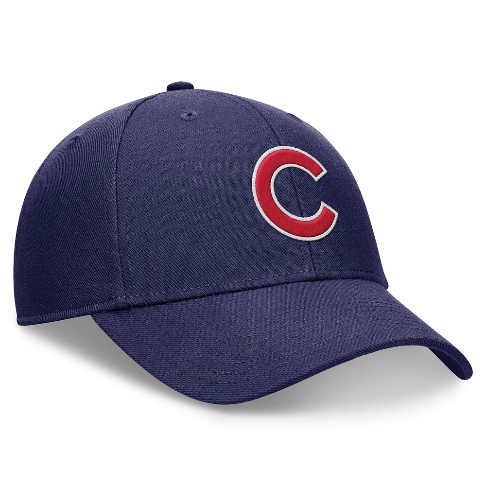 Casquette ajustable Nike Royal Chicago Cubs Club Performance pour homme