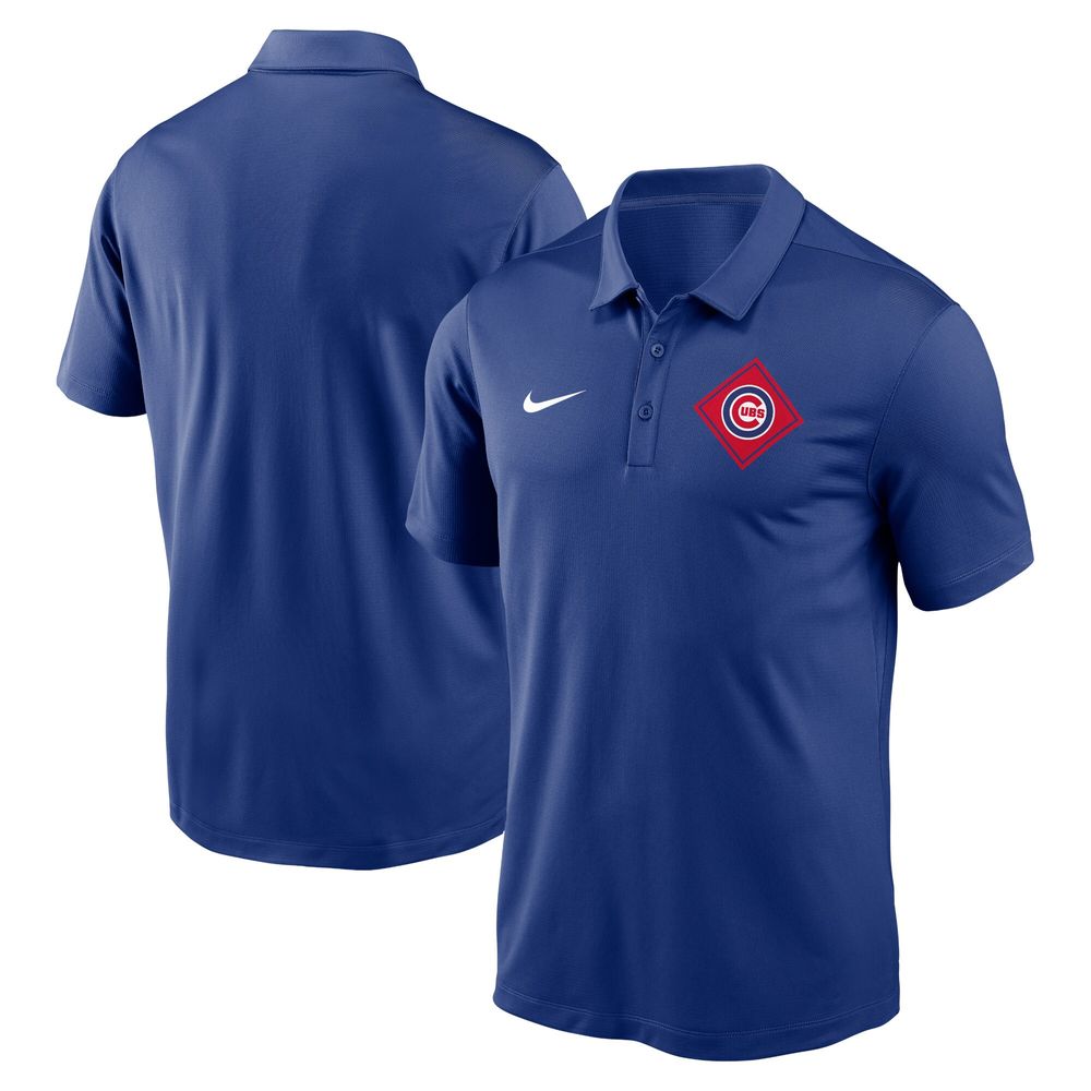 Men's Nike Royal Chicago Cubs Diamond Icon Franchise Performance Polo