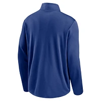 Men's Nike Royal Chicago Cubs Franchise Logo Pacer Performance Half-Zip Top