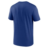 T-shirt Nike Royal Chicago Cubs Fuse Legend pour homme