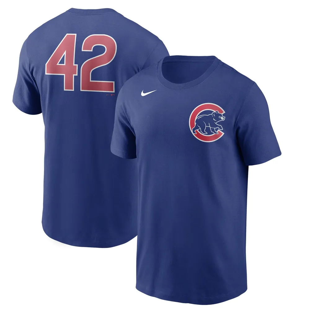 Lids Chicago Cubs Nike Jackie Robinson Day Team 42 T-Shirt - Royal