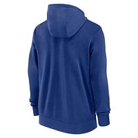 Men's Nike Royal Chicago Cubs Knockout Script Full-Zip Hoodie