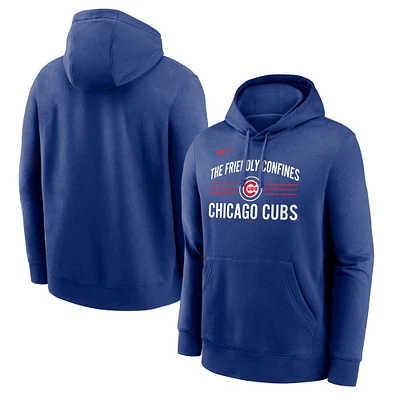 Sweat à capuche Nike Royal Chicago Cubs Local Club pour homme