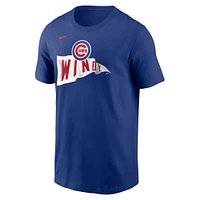 T-shirt Nike Royal Chicago Cubs Local Home Town pour homme