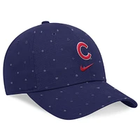 Casquette ajustable Nike Royal Chicago Cubs Primetime Print Club pour homme