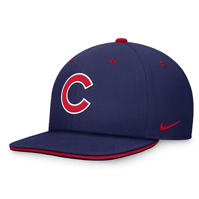 Casquette Snapback Nike Royal Chicago Cubs Primetime Pro Performance pour homme