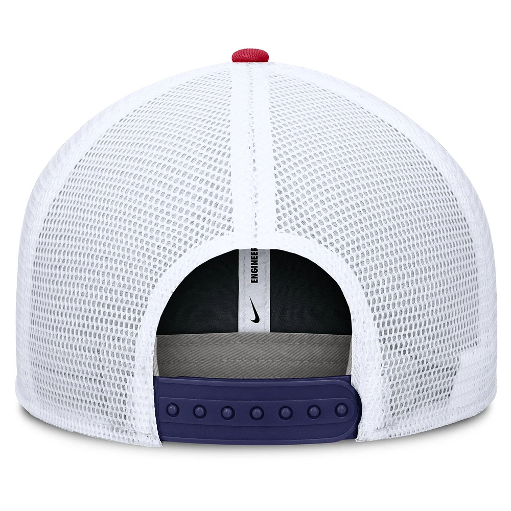 Casquette Snapback Nike Royal Chicago Cubs Pro Trucker pour homme