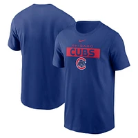 T-shirt Nike Royal Chicago Cubs Team pour Homme