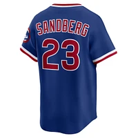 Maillot Nike Ryne Sandberg Royal pour homme, collection limitée Chicago Cubs Throwback Cooperstown