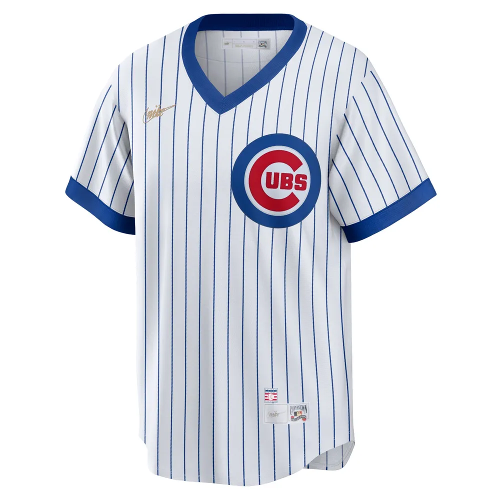 Ryne Sandberg Signed Chicago Cubs Throwback White Cooperstown