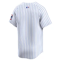 Maillot Nike Chicago Cubs Domicile Limité Blanc pour Homme