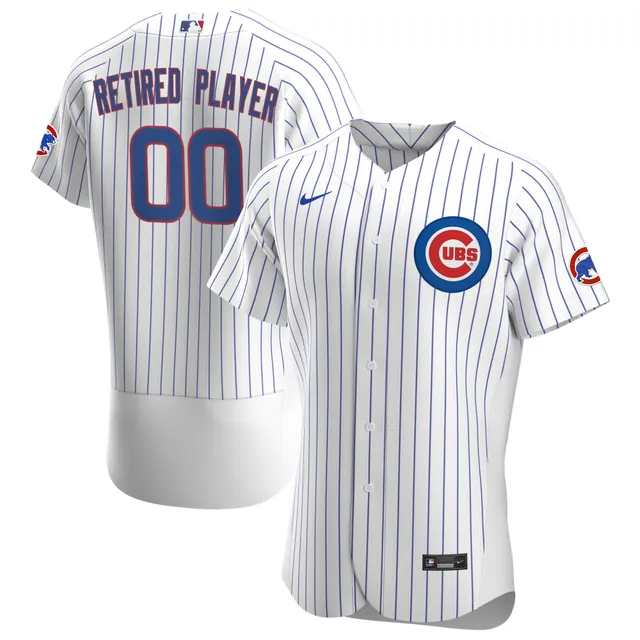 Men's Nike Black/White Chicago Cubs Official Replica Jersey