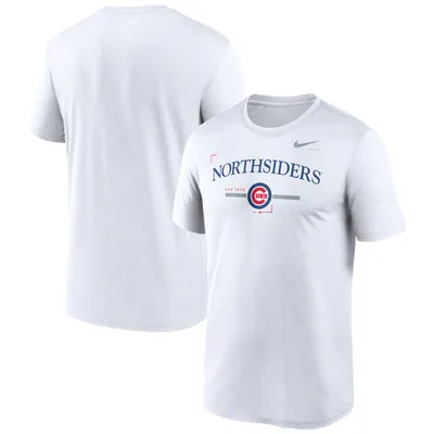 Men's Nike Navy Chicago Cubs Cooperstown Collection Logo T-Shirt